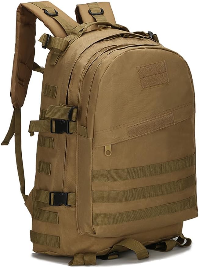 36-55L Military MOLLE Backpack for Men and Women Rucksack Tactical Assault Pack Bag for Hunting Camping Trekking (Mud Color)