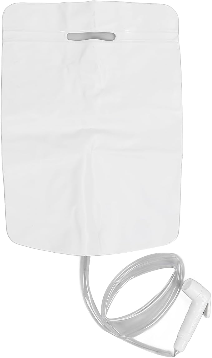 Bedside Shower Water Bag Portable Camping Shower Bag for Hair Washing In Bed Inflatable Shampoo Basin Elderly