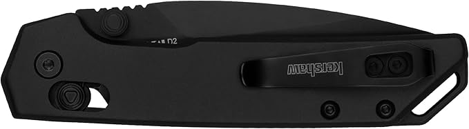 Kershaw Mini Iridium Folding Pocket Knife 3 inch D2 Steel Blade DuraLock Aluminum Handle Pocketclip