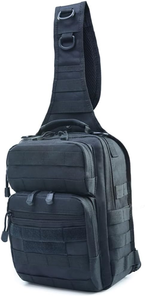 Outdoor Sports Hiking Sling Bag Shoulder Pack Camouflage Tactical Molle Chest Bag