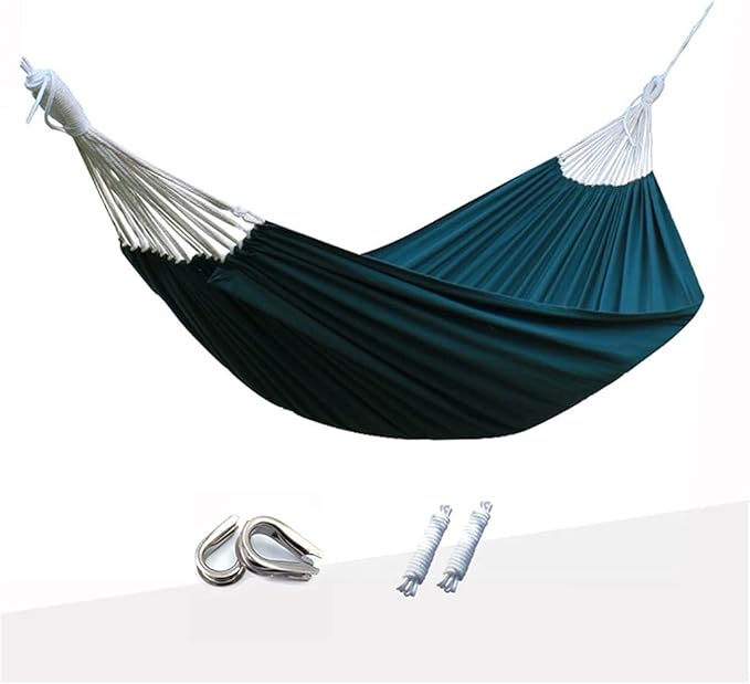 Portable Hammock Portable Outdoor Camping Hammock Canvas Color Hammocks Home Courtyard Balcony Dormitory Swing for Backpacking Beach (Color : F)