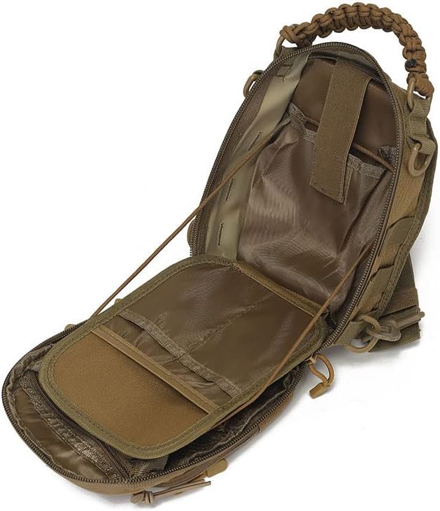 Outdoor Sports Hiking Sling Bag Shoulder Pack Camouflage Tactical Molle Chest Bag