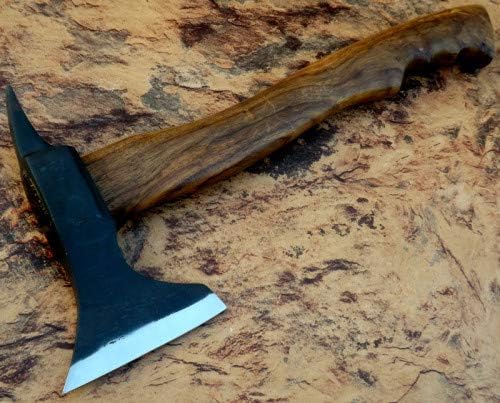 Axe Carbon Steel 17 Rose Wood Handle Axe/Hand Forged Woodsman Axe