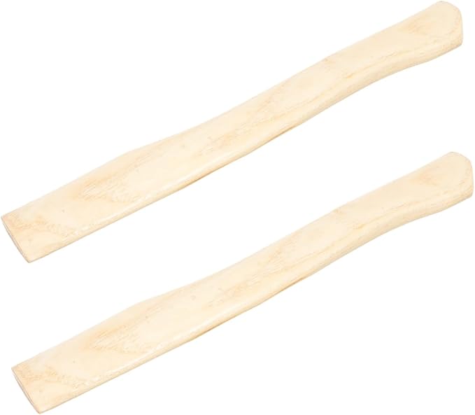 Shovel Handle Replacement Camping Hatchet 6 Pcs Ax Handle Mini Wooden Camping Ax Hoe Replacement Grip Wood Handle Replacement(As Shownx2pcs38x4.4cmx2pcs)