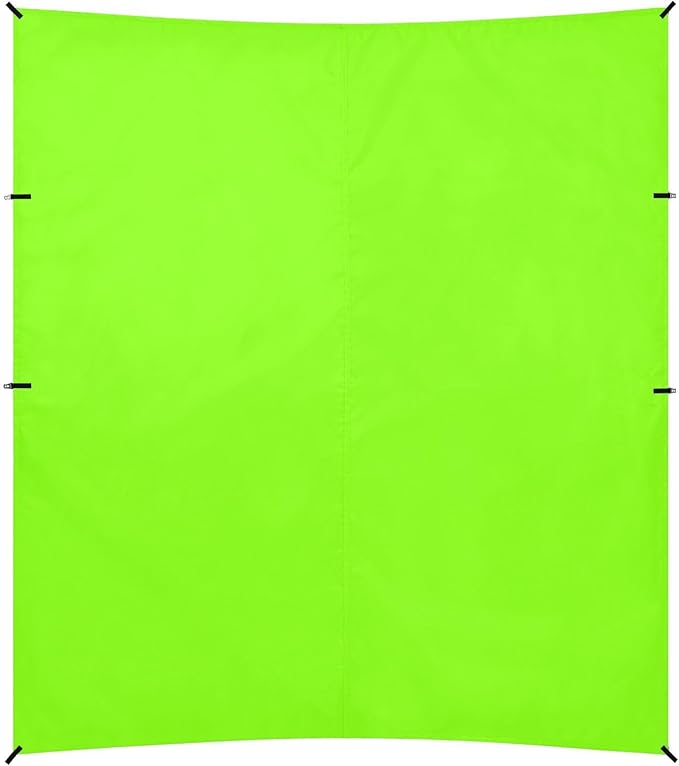Lawn Green Foldable Beach Canopy UPF50+ Water-Resistant Sun Shelter with Sandbags and Shovel for Camping Picnics Backyard &amp Fishing