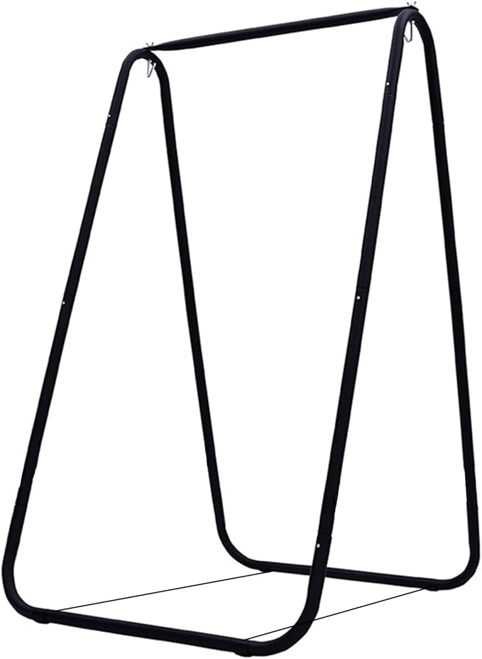Hammock Chair StandHeavy-Duty Steel Hammock StandMulti-Use Sturdy Swing Stand for Outdoor Garden Yard Indoor Patio Hammock Chair not Include