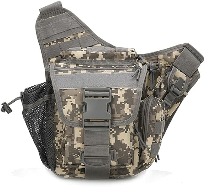Sunnystacticalgear Outdoor Sports Hiking Sling Bag Shoulder Gear Pack Chest Range Bag Molle Camouflage Tactical Versipack - 3 Color Desert