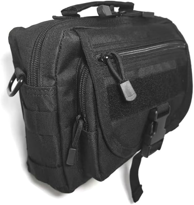 Tactical Messenger Bag MOLLE Crossbody Pack Small for Men Shoulder Straps Included