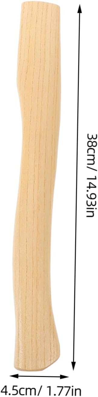 BESPORTBLE 4sets Replacement Handle for Axe Wooden Hatchet Handle for Hiking Hunting and Outdoor Activities Smooth and Safe to Use