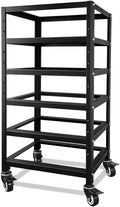SUNGOLDPOWER 3U Server Rack 5-Layer with Wheels Compatible with 48V 100Ah Rack Batteries Universal Rack Ventilation Design Stackable Ideal for Home Solar and Energy Storage