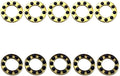10 Pieces Brass Flippers Fit for We Knives CNC Gasket Washers DIY Making Accessory