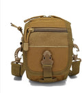 Tactical MOLLE Phone Pouch Military Small Belt Pouches Sling Chest Canvas Messenger Shoulder Bag Gear Duty Pack for Outdoor
