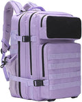 Outdoor Sports Pack Hiking Bag Rucksack Knapsack Combat Camouflage Tactical Backpack - Purple