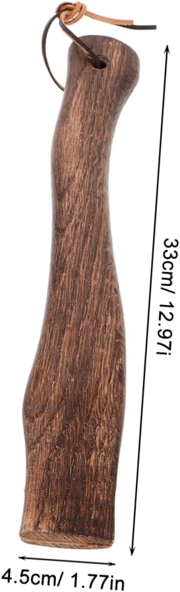 LIOOBO 2pcs Sturdy Wood Axe Handle Replacement Non-Skid Grip for Axe Repair Camp Fire Tool
