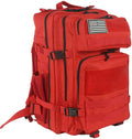 45L Military Tactical Backpacks Molle Army Assault Pack Bug Out Bag Hiking Treeking Rucksack Large Capacity Backpack Backpack(Red)