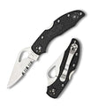 Spyderco byrd Black ComboEdge Knife
