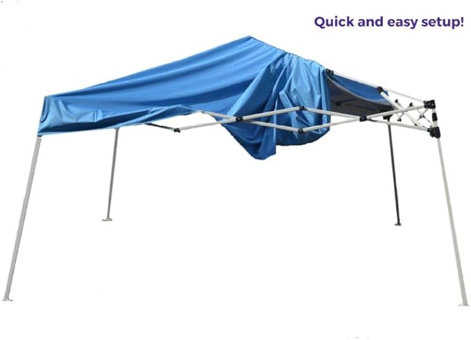 Impact Canopy 040000003 Slant Leg Canopy 10' x 10' Blue-No Sidewall
