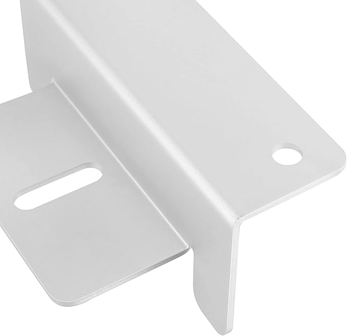 MOUYAT Set of 24 Solar Panel Mounting Bracket Aluminum Alloy Panel Z Brackets Kit with Nuts and Bolts Supporting Hardware for Solar Panel RV Roof Boat Caravans Off-Grid Silver