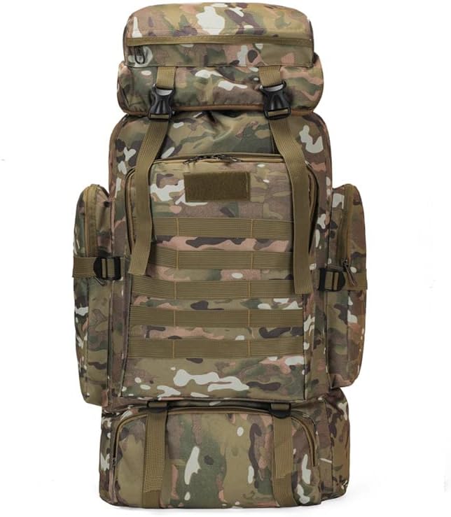 Tactical Backpack Military Molle Hiking 80L Camouflage hiking bag tactical jungle camouflage