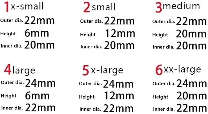 10PCS CNC Brass Ring Replacements Fit for Knife Handle Fastening DIY Making Accessory(XX-Large)