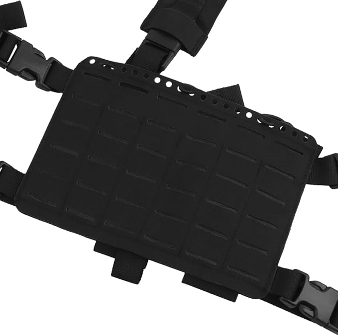 WoSporT Tactical Chest PackPlacard Split Front Chest Rig MOLLE System Magazine Pouch
