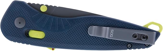 SOG Aegis AT Ambidextrous Outdoor Pocket Easy to Carry Folding Knives | CRYO D2 Stainless Steel Blade | AT-XR Lock