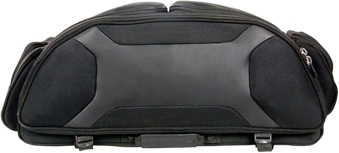 Milwaukee Leather MP8107 Medium Black Long Textile Motorcycle Back Trunk Rack Travel Bag - Medium