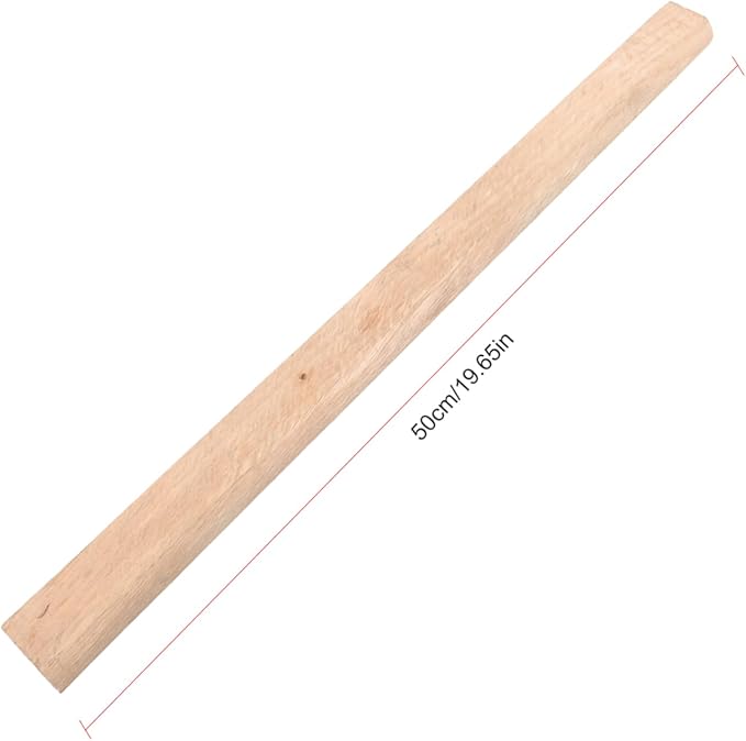 NUOBESTY 2pcs Replacement Axe Handle for Camping Wooden Hatchet Handle Installation Supplies