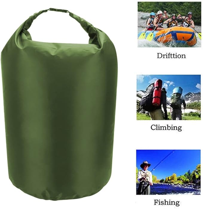 Waterproof Dry Bag 8L/40L/70L 3-Pack Dry Sack Lightweight Outdoor Dry Bags Travel Duffel Bags Roll Top Sack for Kayaking Boating Swimming Camping Hiking Fishing