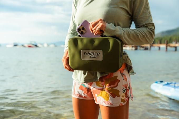 THURSO SURF Waterproof Fanny Pack Dry Bag Floating Pouch Bag Adjustable Waist Strap Keep Your Phone and Valuables Safe/Dry SUP Accessories for Kayaking Paddle Board Snorkeling Boating