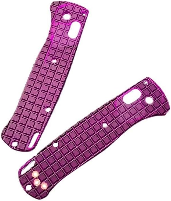 1 Pair Custom Acrylic Scales Fits for Benchmade Bugout 535 Premium Clear Handle Patch DIY Replacement