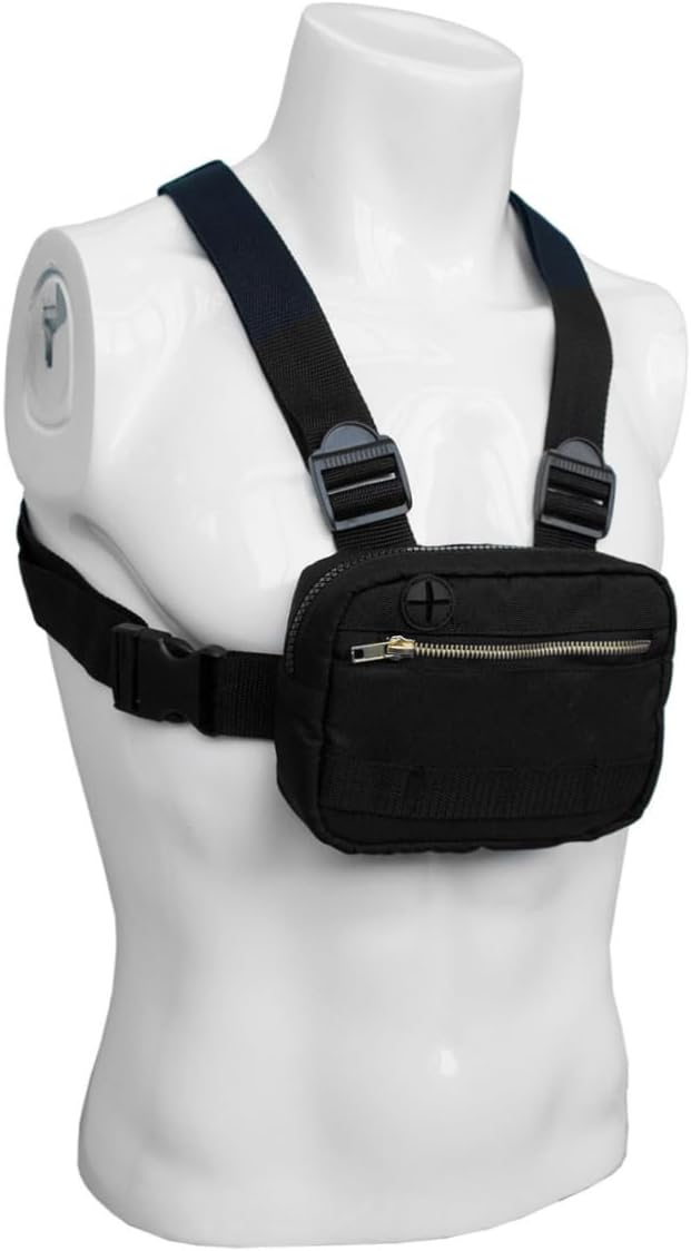 Compact Chest Pack Mobile Phone Accessories Bag Pouches Front Pouch Fashion Vest Bag for Outdoor Activities