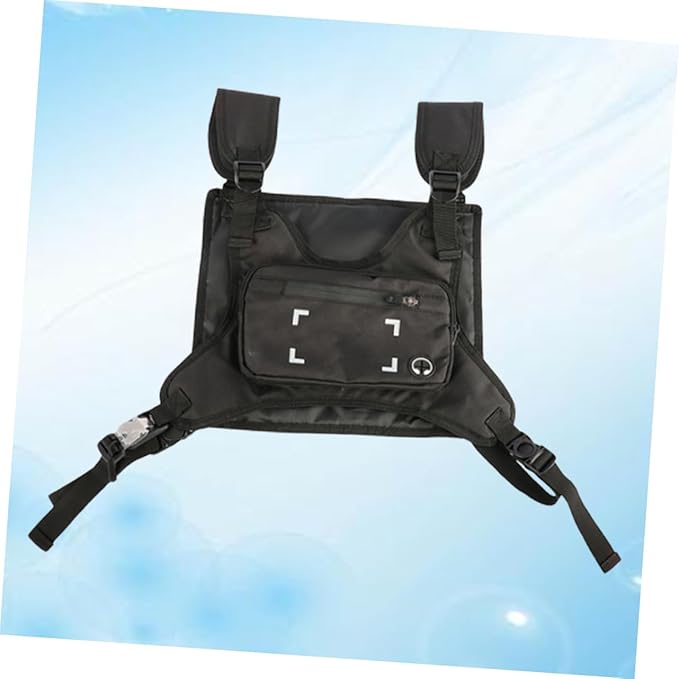 Men's Tactical Outdoor Backpack Waterproof Chest Rig Pack Mobile Phone Storage for Hiking and Cycling Random Pattern Design