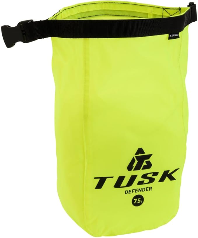 TUSK Defender Dry Bag – 7.5 Liter Waterproof Gear Bag Flo Green