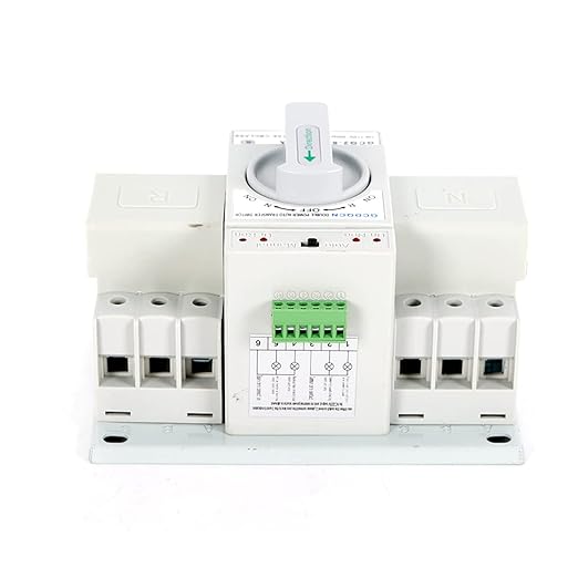 63A 2P Dual Power Automatic Transfer Switch 110V Generator Changeover Switch 50HZ/60HZ