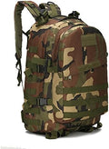 Men and Women Outdoor Camouflage Backpack Capacity Hiking and Camping Bag Multi-functional Storage Organizer 40L 3D Backpacks (A4 one size)