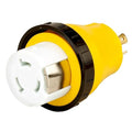 NEMA L14-30P to 50A SS2-50R RV Marine Power Generator Adapter 30A L14-30P to SS2-50R 30A Male 4 Prong Twist Lock Adaptor to 50A SS2-50R Plug Female with Locking Ring 125V/250V by FASWORX