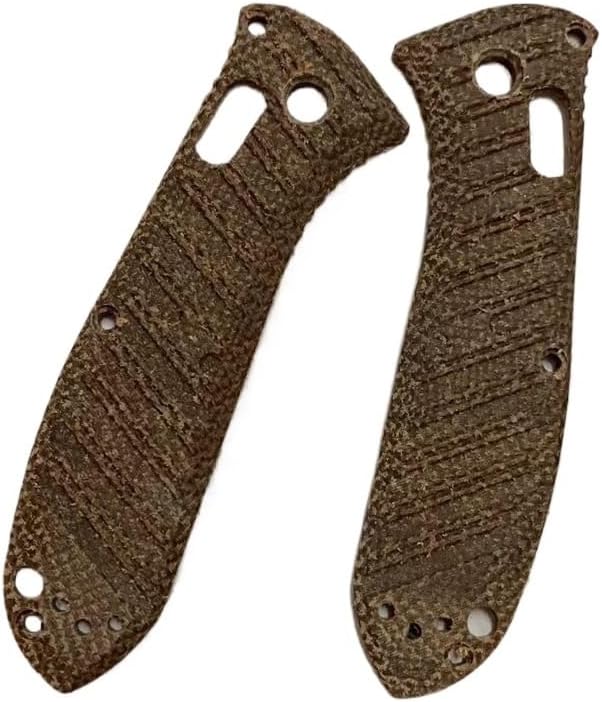 1 Pair Scales Handle Fits for Bugout 575 Custom G10 Linen Handle Patch DIY Replacement