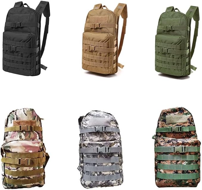 Outdoor Sports Pack Hiking Bag Rucksack Knapsack Combat Camouflage Tactical Backpack - DW