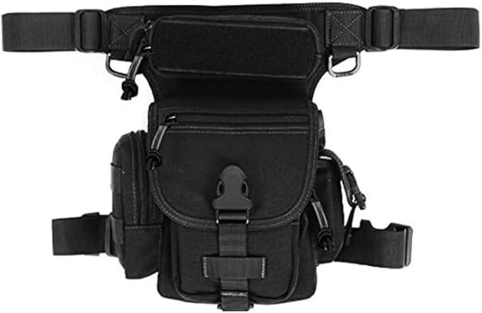 Multi-Purpose Tactical Drop Leg Bag Tool Fanny Thigh Pack Leg Rig Military Motorcycle Camera Utility Pouch Outdoor Bike CyclingGreen