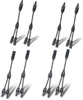 4Pair Solar Panel Connector 1 FT Solar Connectors Y Branch Parallel Adapter Cable Solar Cable 1 Male to 2 Female(M/FF) and 1 Female to 2 Male(F/MM) Solar Panel Cables and Connectors 1500V