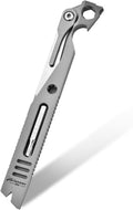 EDC Multitool Pry Bar with Utility knife Bottle Opener EDC Pocket Tool Gifts for Men (sandblasting)