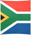 South Africa Flag Beach Canopy UPF50 Easy Setup Large Sun Shelter with Sand Shovel Sandbags for Camping Picnics Backyard &amp Fishing