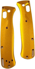 1 Pair CNC Aluminum Alloy Scales Fits for Bugout 535 Custom Blank Handle Patch Replacement in Gold