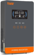 PowMr 4000W Hybrid Solar Inverter 24V DC to 110V AC Pure Sine Wave Output with 140A MPPT Charge Controller Max.PV Input 4200W 500VDC fit for 24V Lead-Acid and Li Batteries RVOff-Grid System