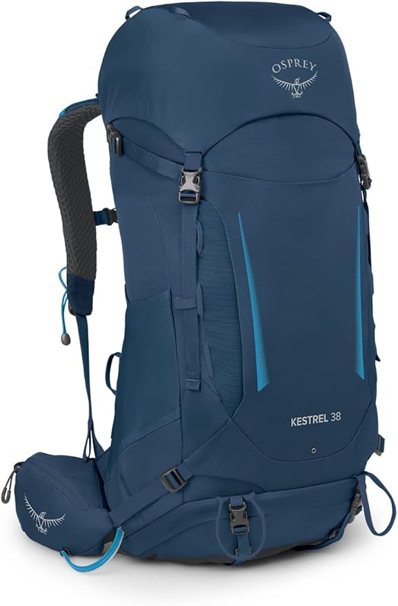 Osprey Kestrel 38L Men's Backpacking Backpack Atlas Blue S/M