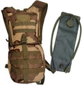 Outdoor Sports Hiking Bag Tactical Assault Combat Camouflage Tactical Molle Water Pack 3L Hydration Pack