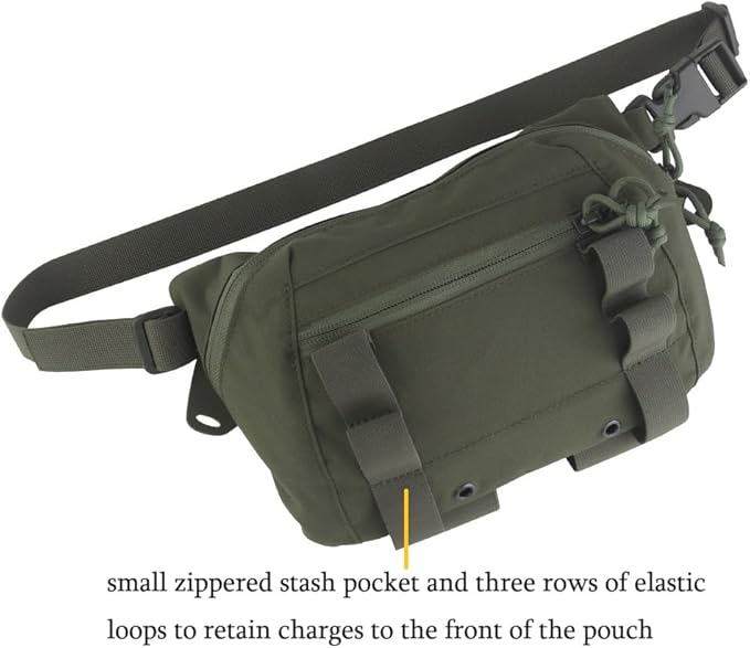 Large Multi-Purpose Drop Pouch Universal Tactical Fanny Pack Vest Hook and Loop EDC Admin Wait Bag