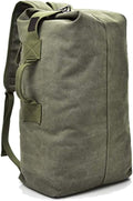 Multifunctional Military Tactical Style Canvas Backpack Outdoor Sports Gym Bag Men Hiking Camping Backpack