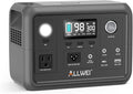 ALLWEI Portable Power Station 300W (Peak 600W) Upgraded 256Wh LiFePO4 Battery Bank Solar-Generator with 6 Output Ports Backup Power Supply for Camping Travel Blackout Home Use (Solar Panel Optional)
